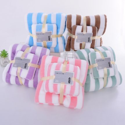 2in1 stripe towel