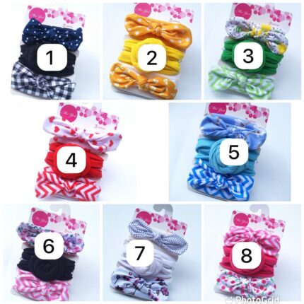 3in1 bow hair band